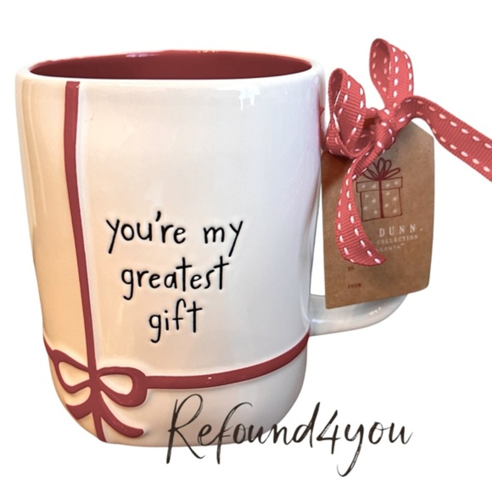 Rae Dunn - 3/$48 - ‘My Greatest Gift’ ceramic mug. NWT